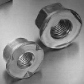 Photo: Hexagon flange weld nut